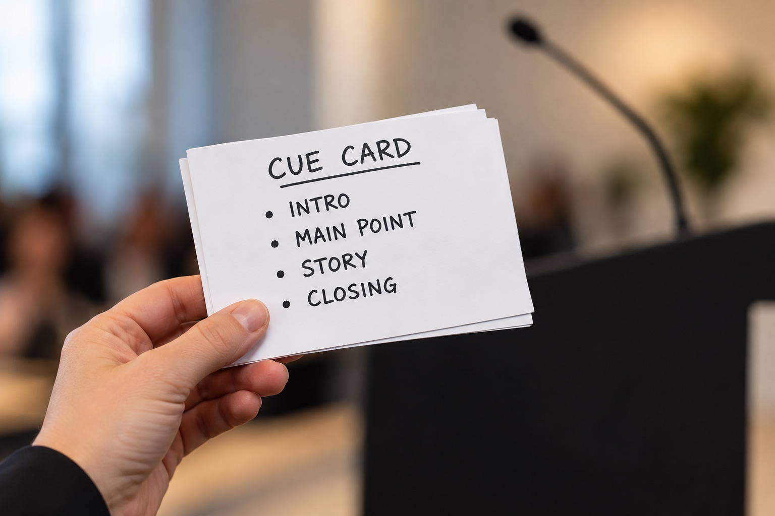 Cue Cards: How to Write and Use Them on Camera